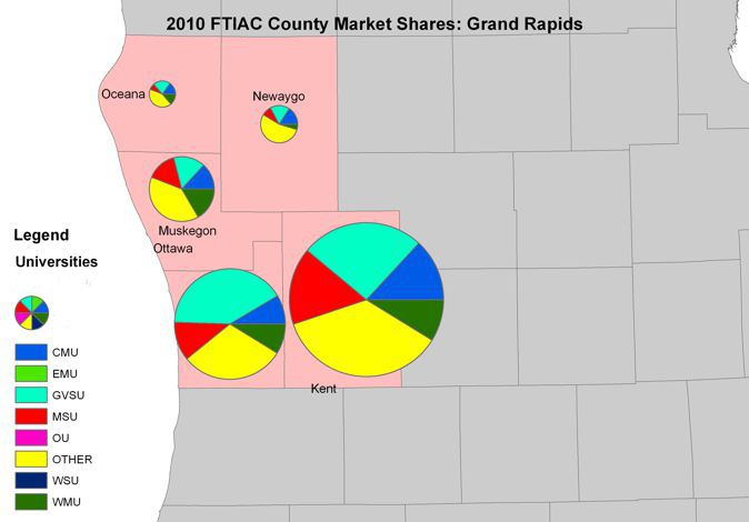 Grand Rapids Market Counties Map