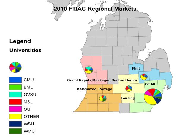 2010 Regional Markets Map