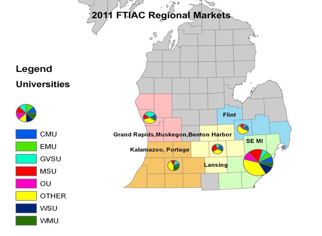 2011 Regional Markets Map